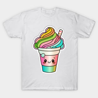 Funny Rainbow Ice Cream T-Shirt